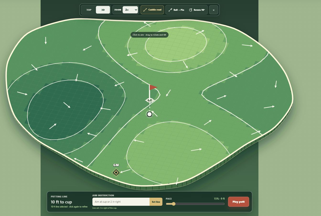Match result screen